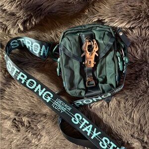 GG&L George Gina & Lucy Department Green Crossbody Bag